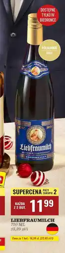 Biedronka Wino Liebfraumilch Rheinhessen oferta