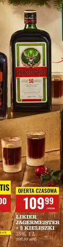 Biedronka Likier + 3 szklanki Jagermeister oferta