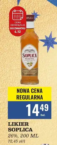 Biedronka Likier 28% Soplica Pigwowa oferta