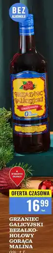 Biedronka Gorąca malina bezalkoholowy Grzaniec Galicyjski oferta