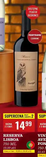 Biedronka Wino Reserva Regional Lisboa oferta