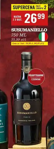 Biedronka Wino półwytrawne Susumaniello Feudi Del Duca oferta