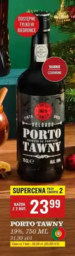 Biedronka Wino Porto Tawny oferta