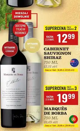 Biedronka Wino Marques De Borba Alentejo oferta
