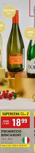 Biedronka Wino Biscardo Prosecco oferta