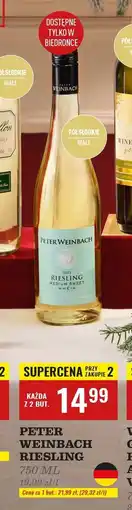 Biedronka Wino Peter Weinbach Riesling oferta