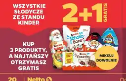 Netto Wszystkie słodycze ze standu Kinder oferta