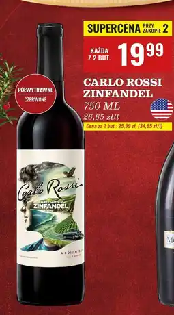 Biedronka Wino Carlo Rossi Zinfandel oferta