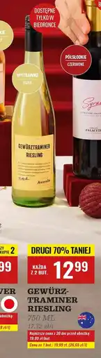 Biedronka Wino wytrawne Gewurztraminer oferta