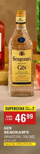 Biedronka Gin Seagram's Extra Dry oferta