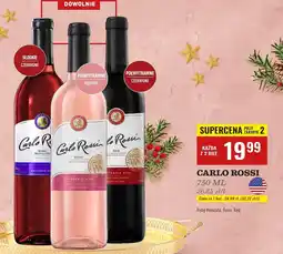 Biedronka Wino słodkie Carlo Rossi Red oferta