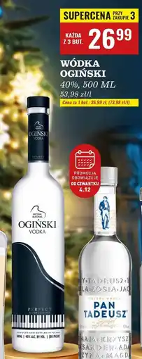 Biedronka Wódka Ogiński Vodka oferta