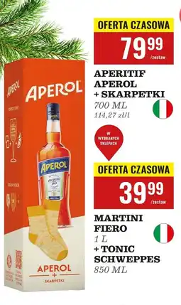 Biedronka Likier + skarpetki Aperol Aperitivo oferta
