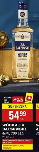 Biedronka Wódka J.a. Baczewski Monopolowa oferta