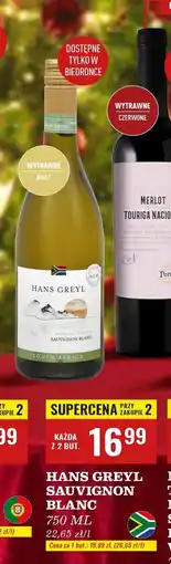 Biedronka Wino Hans Greyl Sauvignon Blanc Dry oferta