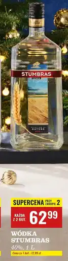 Biedronka Wódka Stumbras Centenary oferta