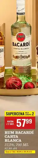 Biedronka Rum Bacardi Carta Blanca oferta