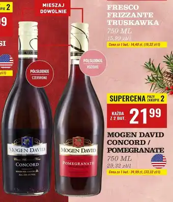 Biedronka Wino Mogen David Pomegranate oferta