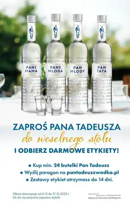 Biedronka Wódka Pan Tadeusz oferta