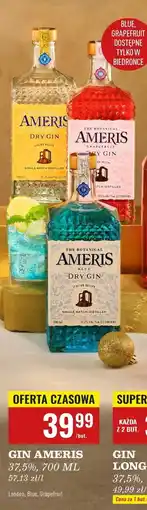 Biedronka Gin grapefruit Ameris oferta