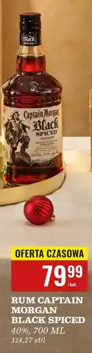 Biedronka Rum Captain Morgan Black oferta