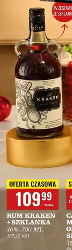Biedronka Rum The Kraken Black Spiced oferta