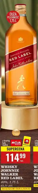 Biedronka Whisky Johnnie Walker Red Label oferta
