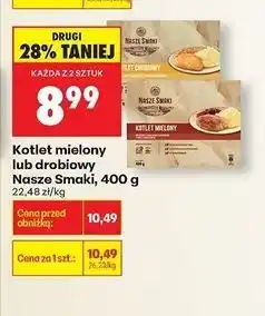 Biedronka Kotlet drobiowy z marchewką i groszkiem puree ziemniaczanym Nasze Smaki oferta