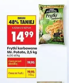 Biedronka Frytki karbowane Mr. Potato oferta