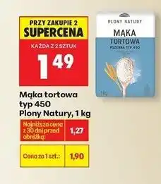 Biedronka Mąka tortowa pszenna typ 450 Plony Natury oferta