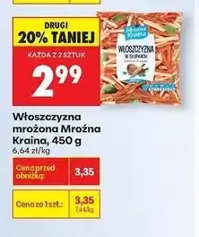 Biedronka Włoszczyzna słupki Mroźna Kraina oferta