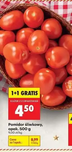 Biedronka Pomidory śliwkowe oferta