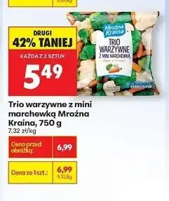 Biedronka Trio warzywne Mroźna Kraina oferta