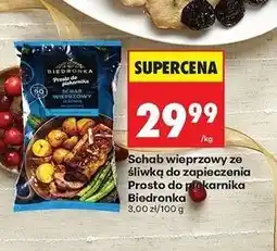 Biedronka Schab wieprzowy ze śliwką Biedronka Prosto Do Piekarnika oferta