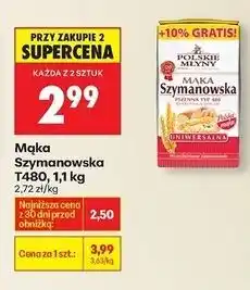 Biedronka Mąka szymanowska uniwersalna Polskie Młyny oferta