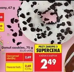 Biedronka Donut cookies oferta