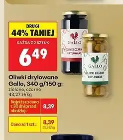 Biedronka Oliwki zielone drylowane Gallo oferta