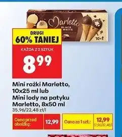 Biedronka Lody mini Marletto oferta