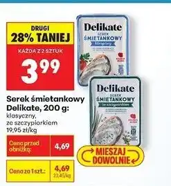 Biedronka Serek śmietankowy ze szczypiorkiem Delikate oferta
