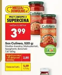 Biedronka Sos spaghetti Culineo oferta