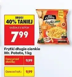 Biedronka Frytki długie cienkie Mr. Potato oferta