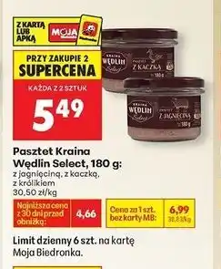 Biedronka Pasztet z królikiem Kraina Wędlin Select oferta
