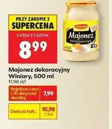 Biedronka Majonez dekoracyjny Winiary oferta