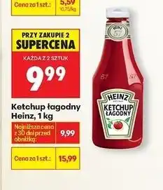 Biedronka Ketchup łagodny Heinz oferta