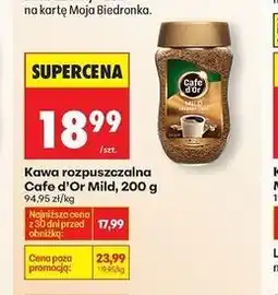 Biedronka Kawa Cafe D'or Mild oferta