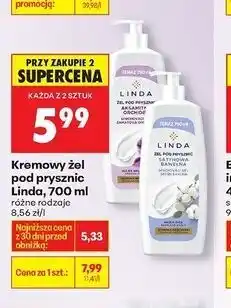 Biedronka Żeel pod prysznic aksamitna orchidea Linda oferta