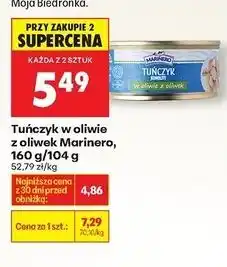 Biedronka Tuńczyk w oliwie z oliwek Marinero oferta