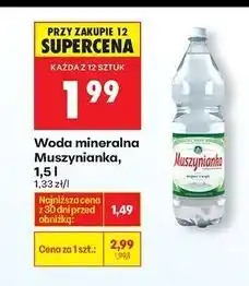 Biedronka Woda niegazowana Muszynianka oferta