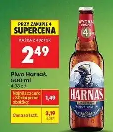 Biedronka Piwo Harnaś Jasne Pełne oferta