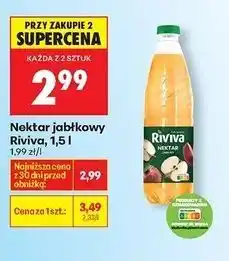Biedronka Nektar jabłkowy Riviva oferta